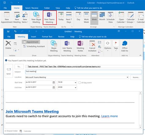 How To Link Outlook With Teams